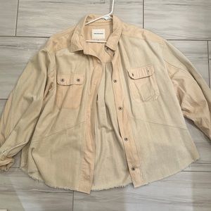 Thread & supply Shaket, size xl, cream, corduroy type material, excellent cond.